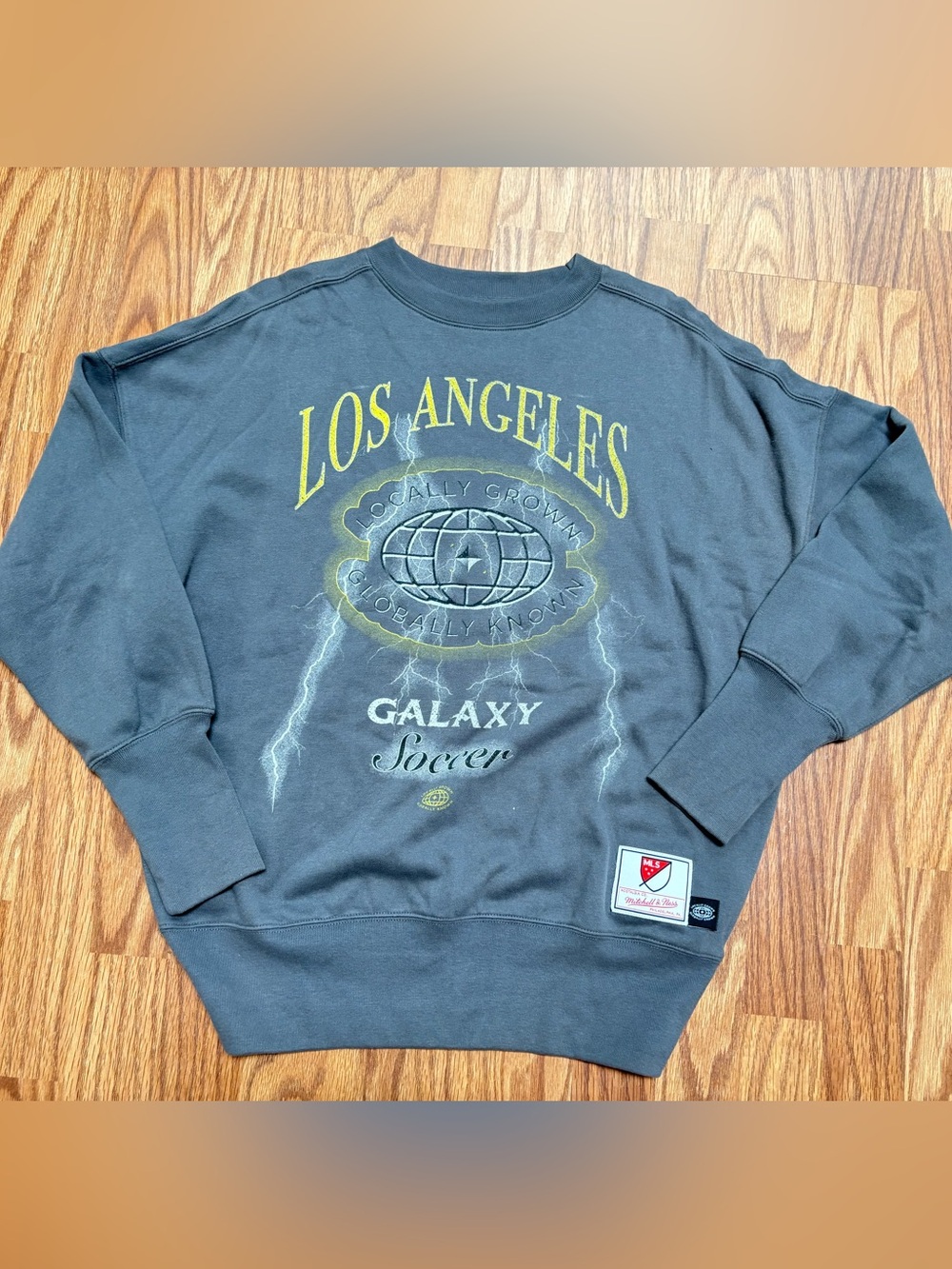 Mitchell & Ness Galaxy Football Crewneck with  Los Angeles Graphic